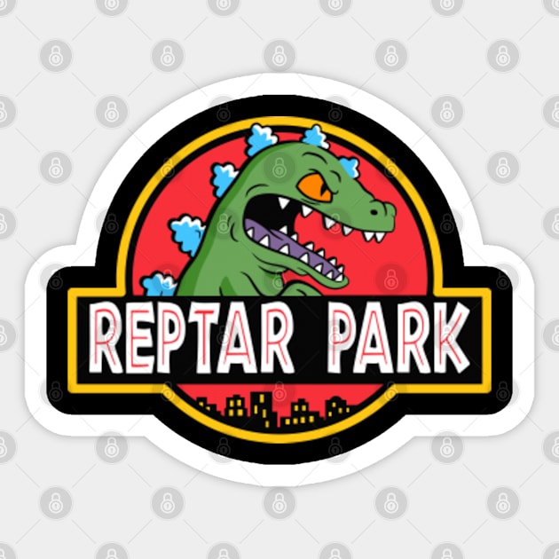 Reptar Park Reptar Sticker Teepublic 0624